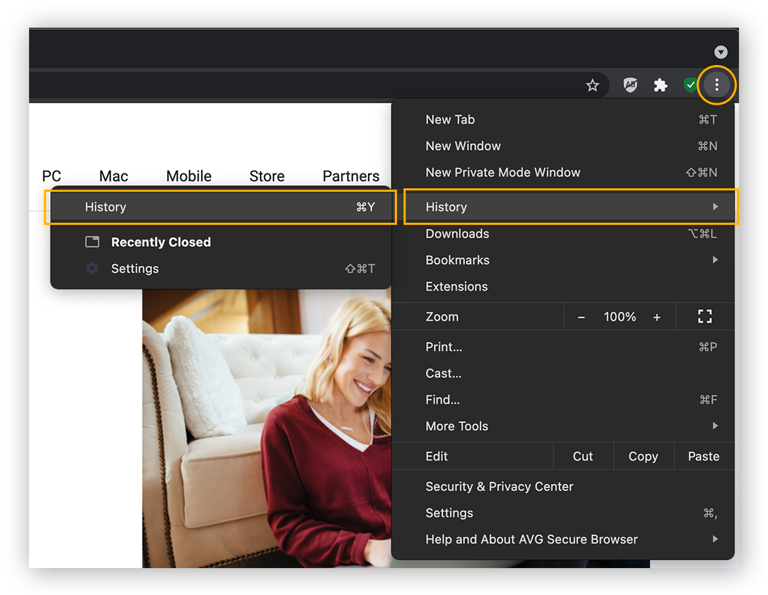 How to Clear Search History & Delete Browser History AVG